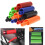 (Red) Universal 1 Pair 106MM Motorcycle handlebar Grips Cover Motorcycle Handle Grips with Pattern 2