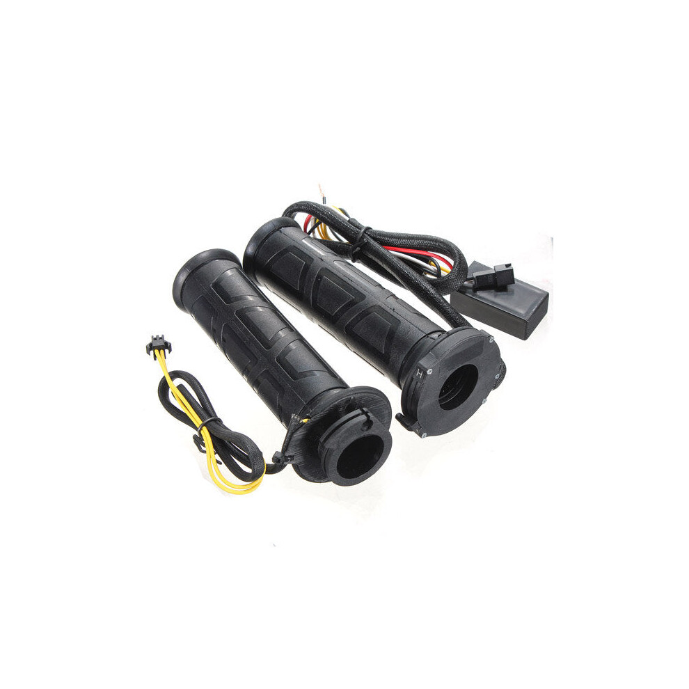 22Mm 7/8 Electric Hot Heated Motorcycle Grip Atv Warmer Handlebar Black 8727971669013