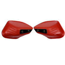 (Red) 22mm 7/8" Universal Windproof Handguard Protectors Motorcycle Motorbike handlebar Shield