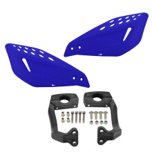 (Purple) 7/8 "22mm 7 Color Universal Motorcycle Double-sided Carbon Fiber Anti-fall Hand Guards Protect The Brake Lever Windshield Handle Device
