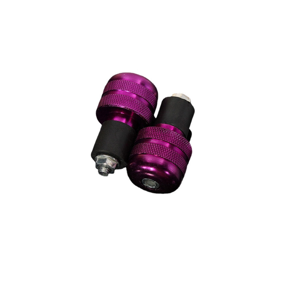 (Purple) 22Mm 7/8Inch Motorcycle Round Handlebar End Weight Balance Plug Purple 8727971668771