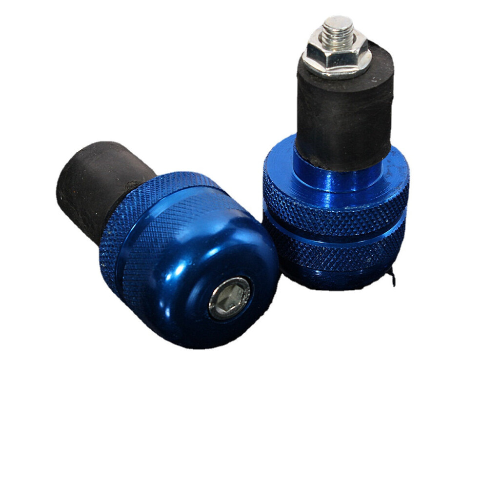 (Blue) 22Mm 7/8Inch Motorcycle Round Handlebar End Weight Balance Plug Blue 8727971668764