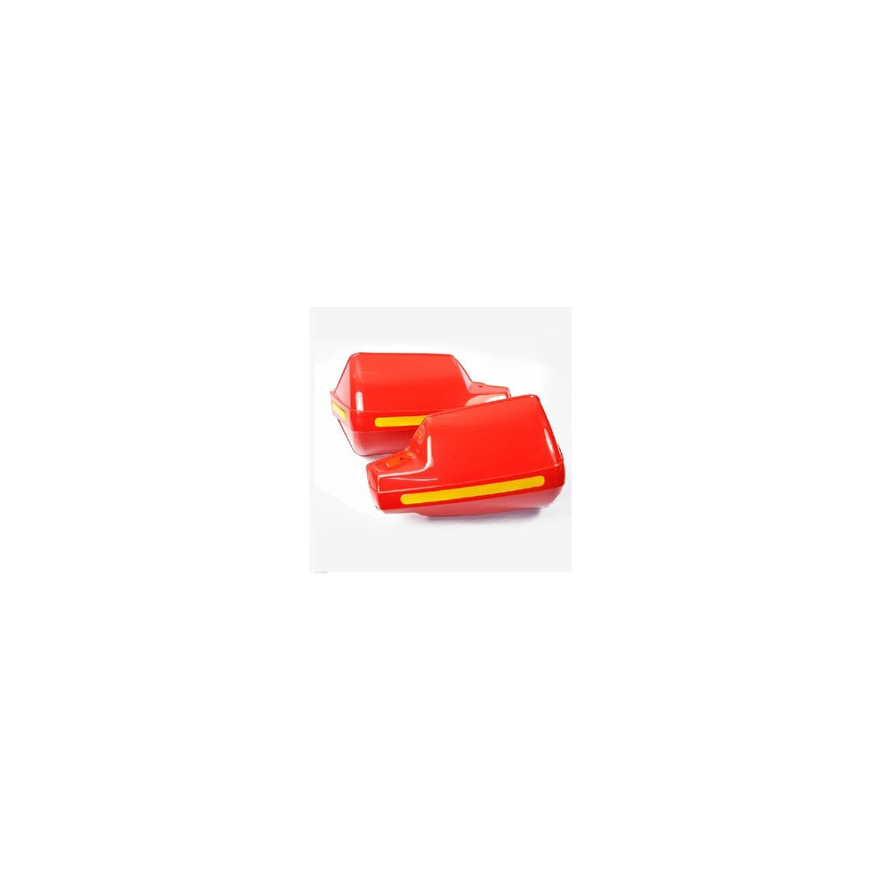 (Red) Pair 22Mm 7/8'' Universals Motorcycle Bike Handlebar Hand Guards Protector Red 8727971661659