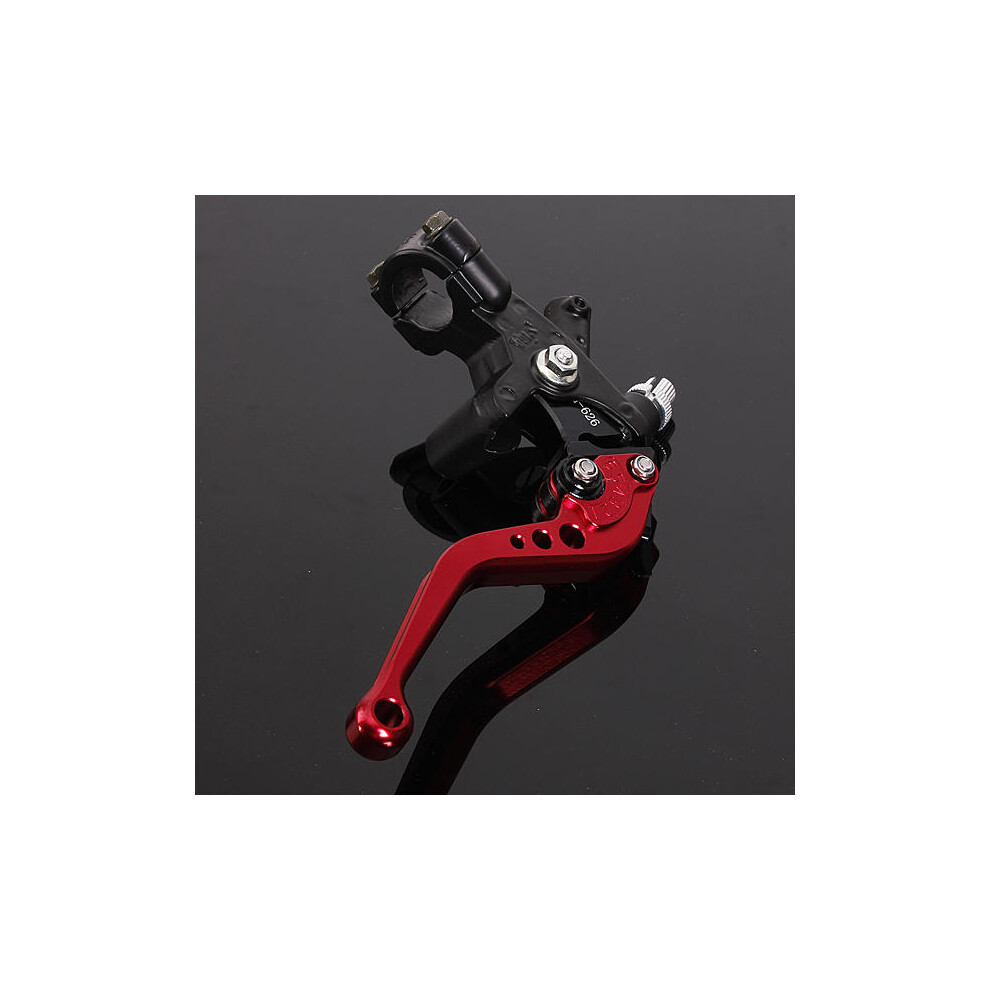 (Left) Universal Motorcycle Brake Clutch Lever Master Cylinder Red 8727971664537