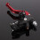 (Left) Red Universal Motorcycle Brake Clutch Lever Master Cylinder 8