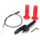 (Black) 7/8inch Pull Push Throttle Assembly with Grip Cables For Off-road Motorcycle 8
