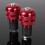 (Red) 7/8inch Pull Push Throttle Assembly with Grip Cables For Off-road Motorcycle 7