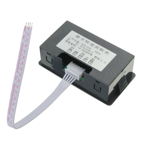 4 Digital LED Tachometer RPM Speed Meter + Proximity Switch Sensor NPN 2
