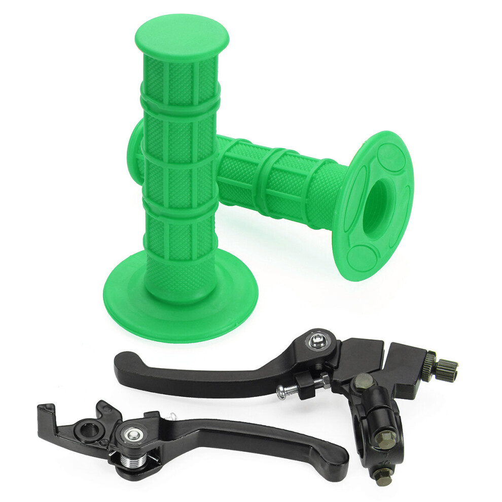 (Green) Cnc Pivot Brake Clutch Levers For Kawasaki Green 8727971664599