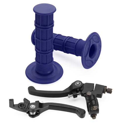 (Blue) CNC Pivot Brake Clutch Levers For Kawasaki