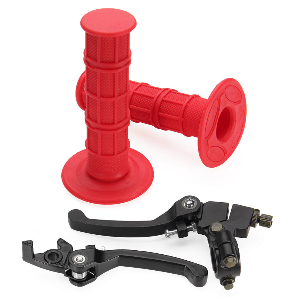 (Red) Cnc Pivot Brake Clutch Levers For Kawasaki Red 8727971664575