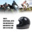 (White, L) Motorcycle Helmet Retro Flying Helmets for TTCO Series 8