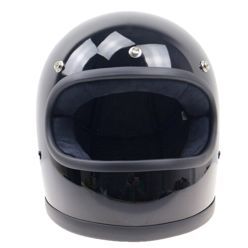 (White, L) Motorcycle Helmet Retro Flying Helmets for TTCO Series 1