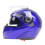 (Silver, 2XL) Safe Double Visor Motorcycle Helmets 3
