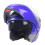 (Silver, 2XL) Safe Double Visor Motorcycle Helmets 5