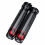 (Red) 7/8inch 22mm Aluminum Motorcycle Handlebar Grips Handle Bar 5