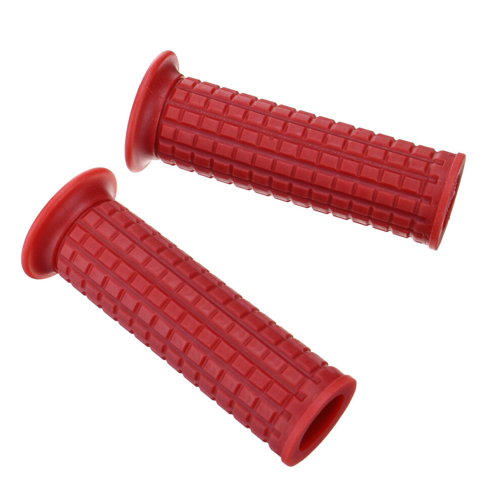 (Red) 7/8Inch 22Mm Aluminum Motorcycle Handlebar Grips Handle Bar Red 8727971666203