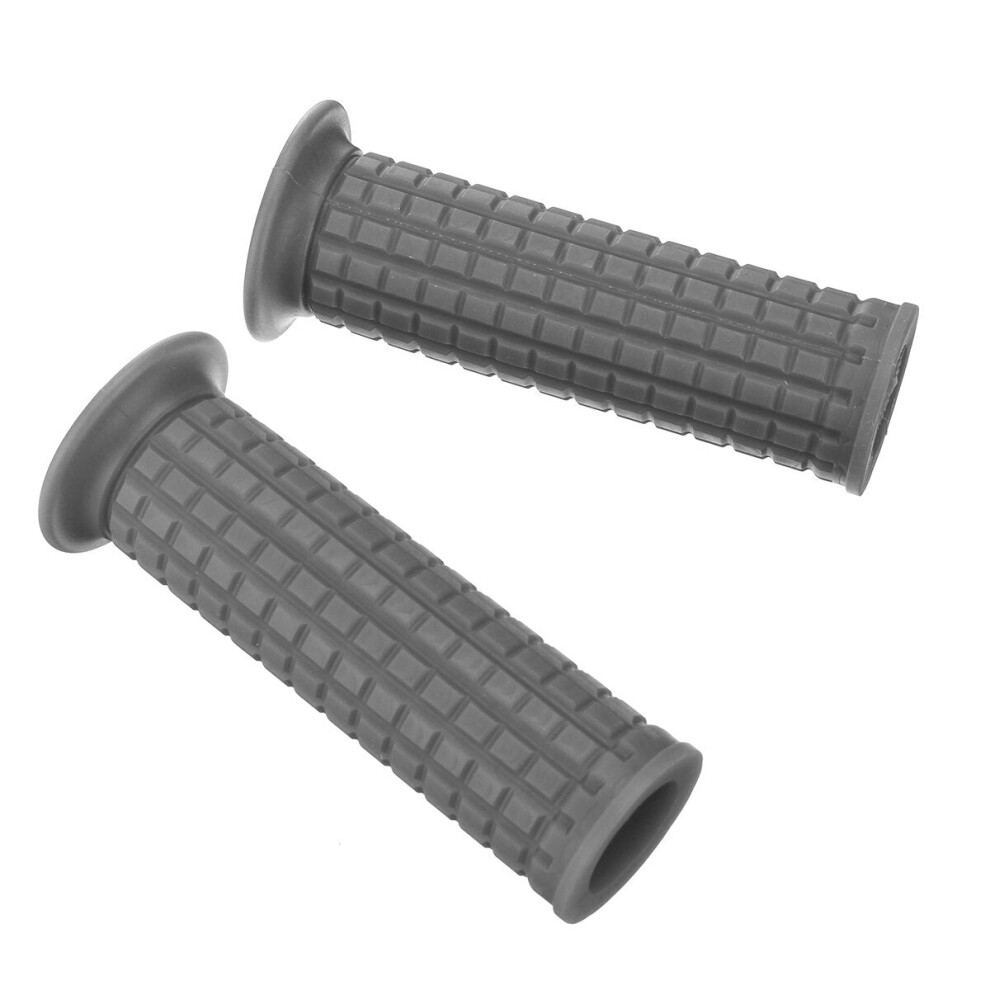 (Gray) 7/8Inch 22Mm Aluminum Motorcycle Handlebar Grips Handle Bar Gray 8727971666197