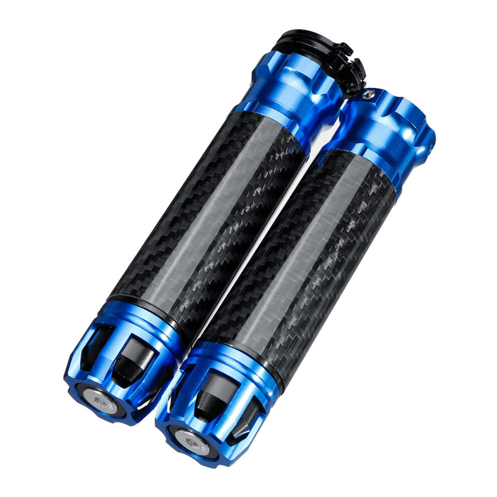 (Blue) 7/8Inch 22Mm Aluminum Motorcycle Handlebar Grips Handle Bar Blue 8727971666227