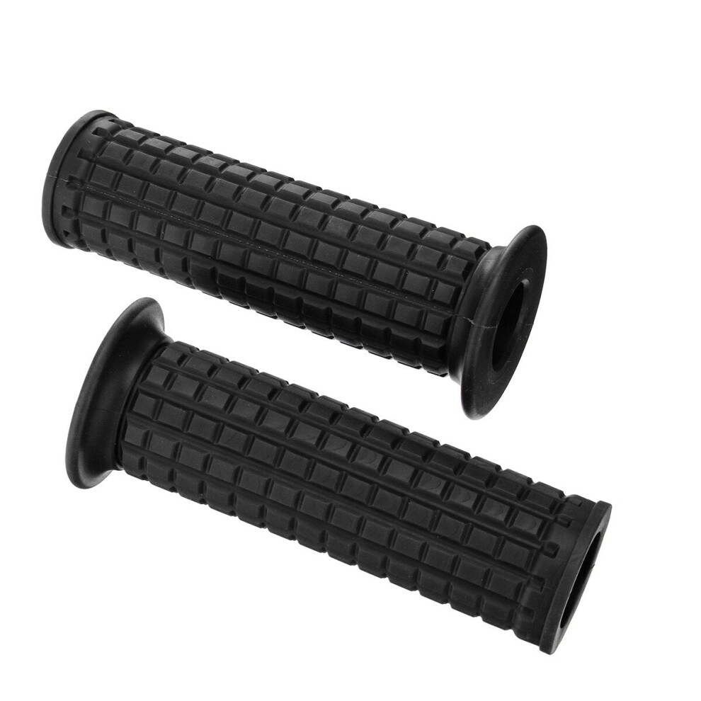 (Black) 7/8Inch 22Mm Aluminum Motorcycle Handlebar Grips Handle Bar Black 8727971666234