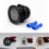 (Gold) 12V DC LED Panel Voltmeter Car Motorcycle Waterproof Digital Voltage Socket Meter Gauge 2