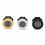 (Silver) 12V DC LED Panel Voltmeter Car Motorcycle Waterproof Digital Voltage Socket Meter Gauge 3