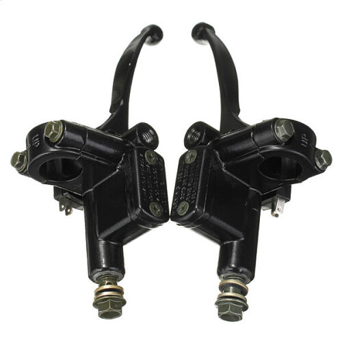 (Right) 7/8inch Motorcycle Headlebar Brake Cylinder Clutch Levers 2