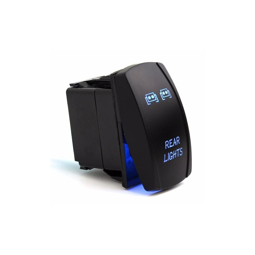 Rocker Switch Backlit Led Rear For Utv Polaris Rzr Xp 900 1000 Ranger Blue/Light 4250937579254