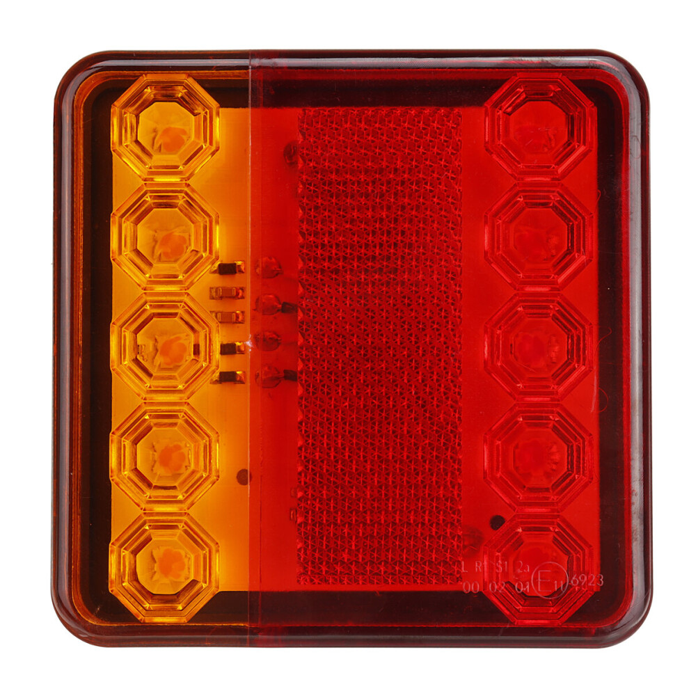 2Pcs 12V/24V 10 Led Rear Tail Stop Brake Indicator For Boat Trailer Caravan Van Light 4250937581080