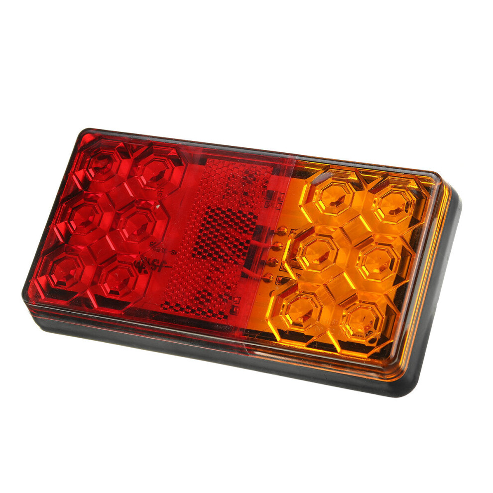 2Pcs 12V-80V 24V 12 Led Rear Tail Stop Brake Indicator Turn Signal For Trailer Rv Boat Light 4250937581097