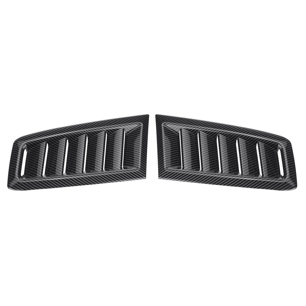 Universal Car Rs Style Bonnet Vents Carbon Fiber Look 4250937561686