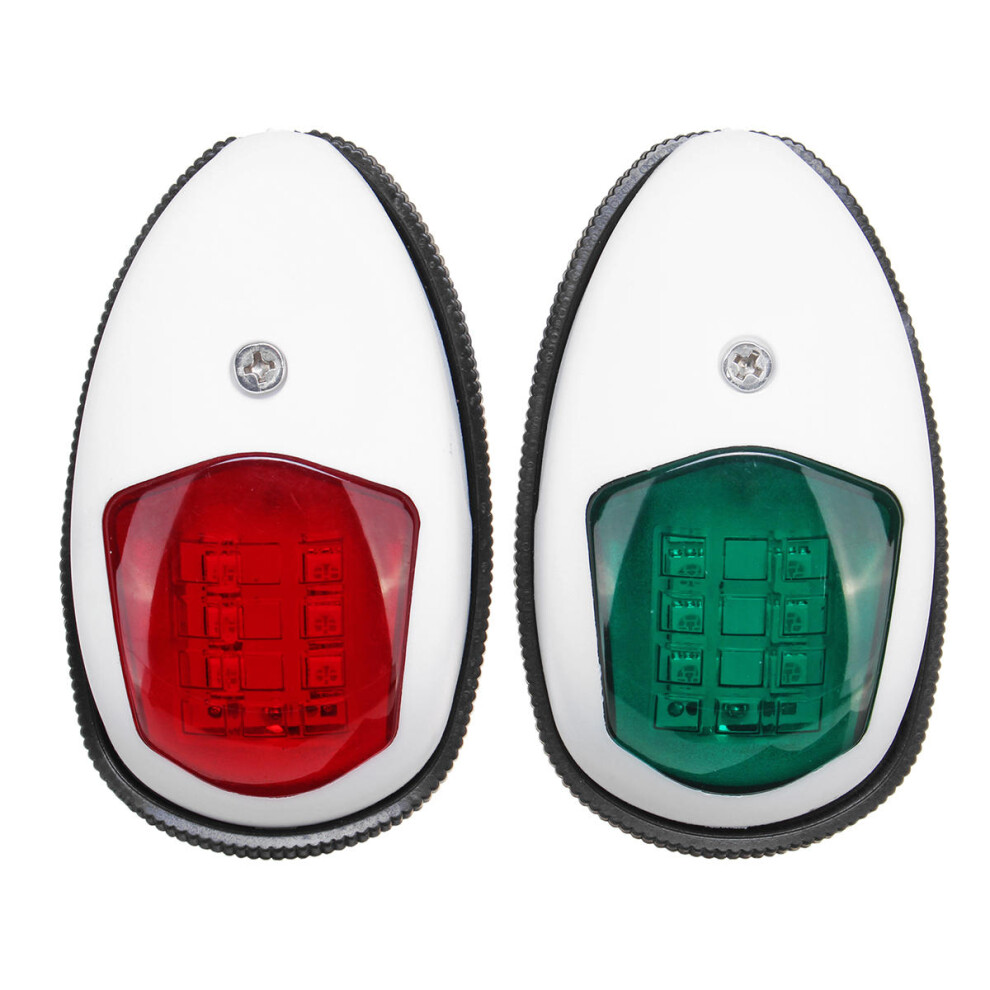 () 10V-30V Led Side Signal Lamp Navigation Lights For Truck Boat Trailer Van White/Red/Green 4250937584203
