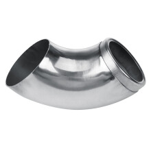 2.5" 63 Mm 90 Degree Bend Elbow Exhaust Pipe Adapter Replacement Parts Stair Handrail