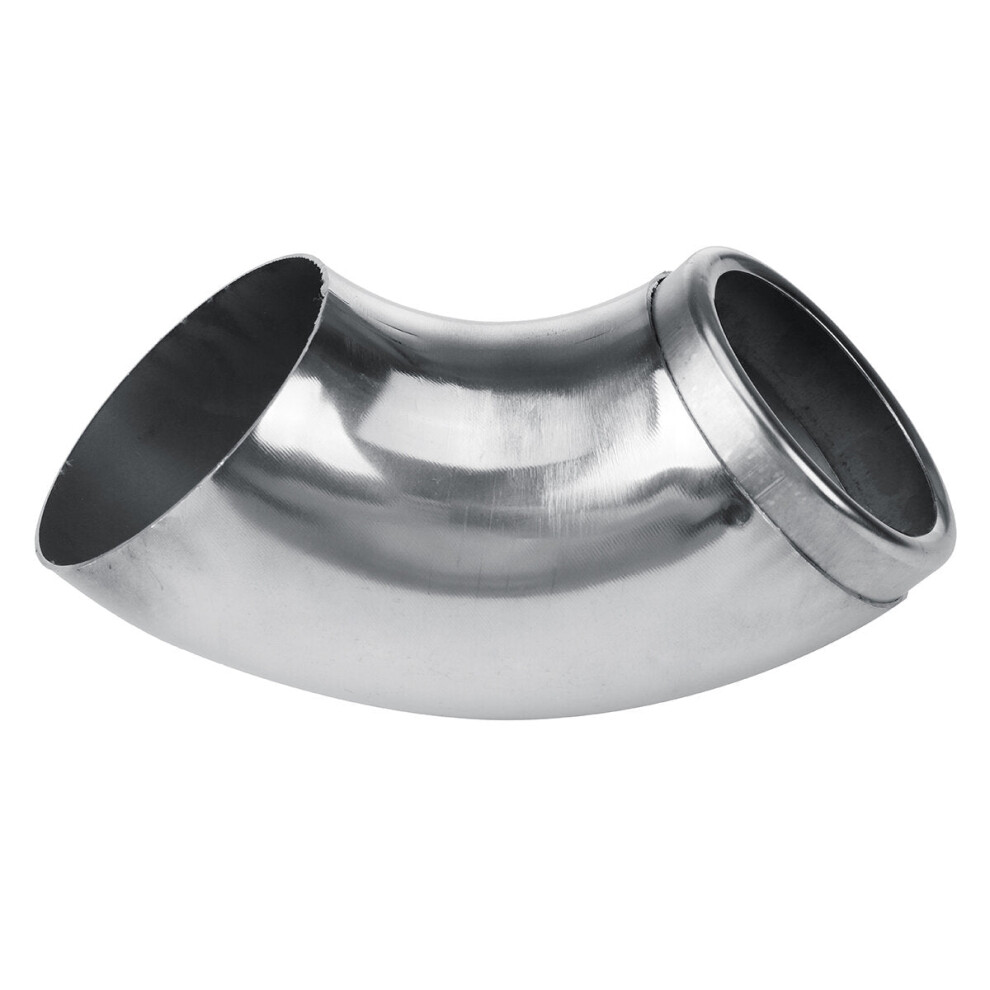2.5" 63 Mm 90 Degree Bend Elbow Exhaust Pipe Adapter Replacement Parts Stair Handrail 9078193209594