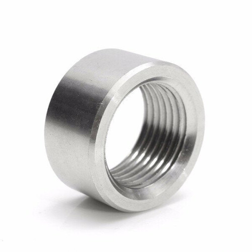 M18x1.5 Round Sensor Nut Thread Stainless Steel Exhaust Pipe Base O2 Oxygen Sensor Nut 2