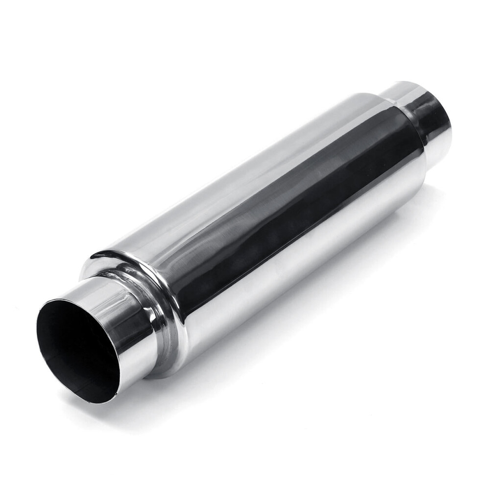 Universal Exhaust Muffler Silencer Glass Pack 12" Long 3" Inlet Outlet 9078193207781