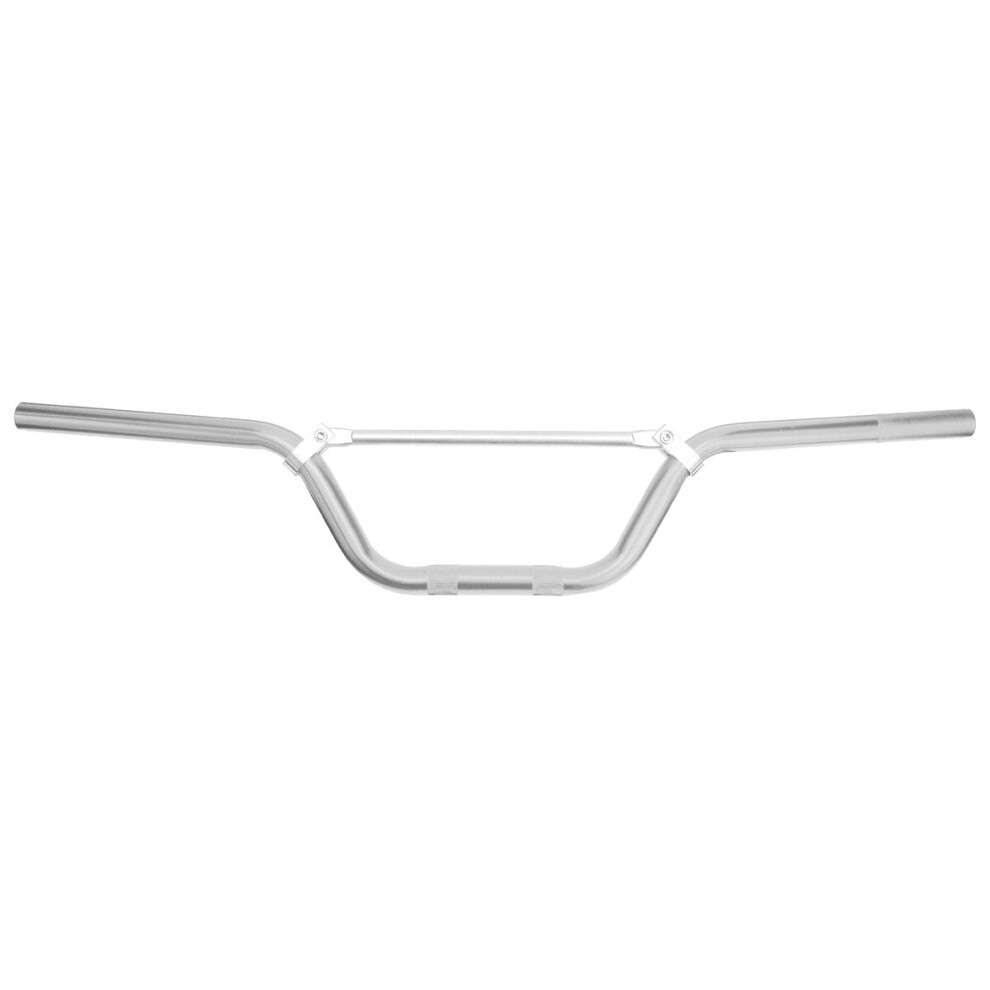 (Silver) 7/8Inch 22Mm Aluminum Handlebar For Dirt Pit Bike Atv Quad Motocross Enduro Silver 8727971666241