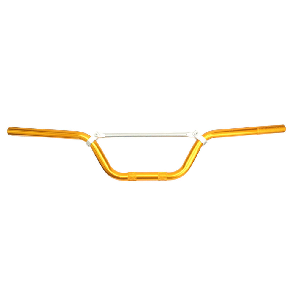 (Gold) 7/8Inch 22Mm Aluminum Handlebar For Dirt Pit Bike Atv Quad Motocross Enduro Gold 8727971666272