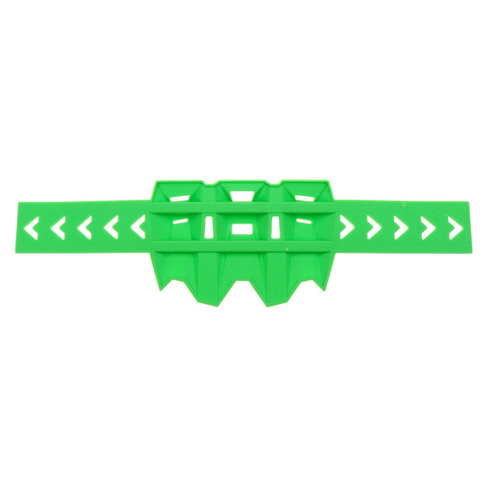 (Green) Motorcycle Exhaust Muffler Heat Shield Strip Anti-Scalding Protector Cover Green 6093316932565