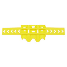 (Yellow) Motorcycle Exhaust Muffler Heat Shield Strip Anti-scalding Protector Cover