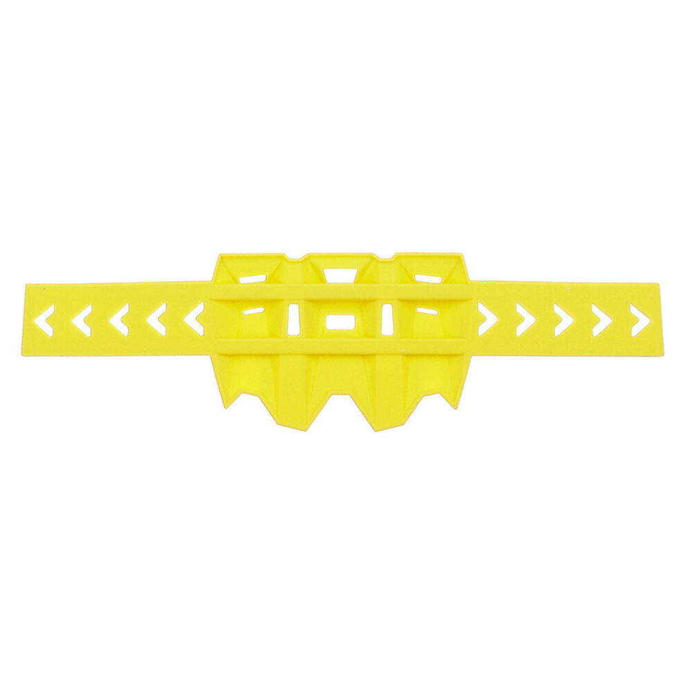 (Yellow) Motorcycle Exhaust Muffler Heat Shield Strip Anti-Scalding Protector Cover Yellow 6093316932589