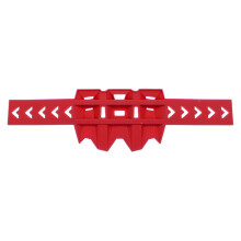 (Red) Motorcycle Exhaust Muffler Heat Shield Strip Anti-scalding Protector Cover