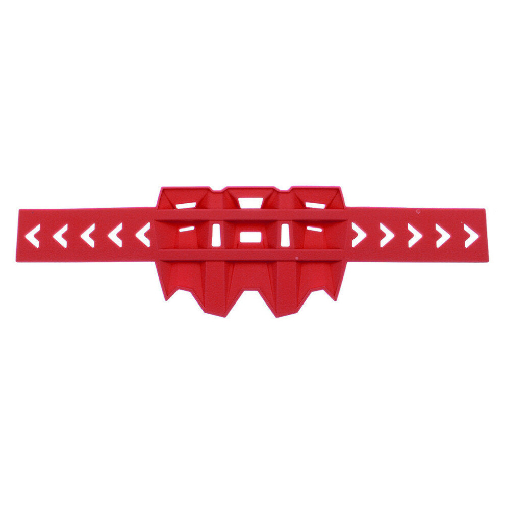 (Red) Motorcycle Exhaust Muffler Heat Shield Strip Anti-Scalding Protector Cover Red 6093316932572