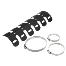 (Black) Motorcycle Exhaust Heat Shield Guard Cover For Harley/Honda/Yamaha/Kawasaki/BMW/Harley