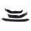 Matte Black Front Bumper Lip Body Kit Spoiler 3