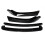 Glossy Front Bumper Lip Body Kit Spoiler Spliter 6
