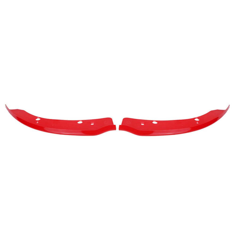 Front Bumper Lip Splitter Protector For Dodge Charger Srt Scat Pack Red 9078193208238