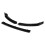 Glossy Black Front Bumper Lip Spoiler Trim 3PCS 7