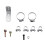 Air Filter Exhaust Silencer Muffler Pipe Clamp Kit For Ebespacher Diesel 7