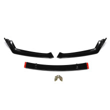 Front Bumper Lip Body Kit Spoiler Gloss Black